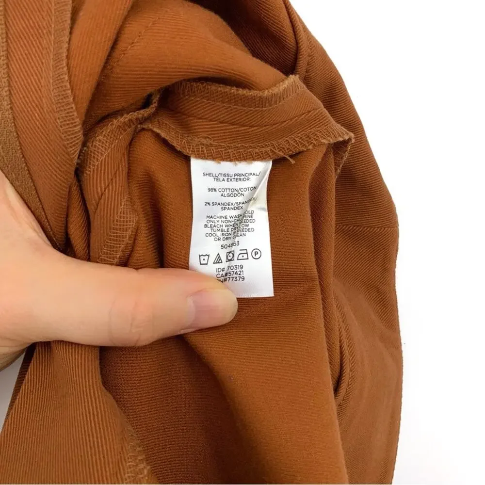 ANN TAYLOR Factory Mini Skirt Burnt Orange 4